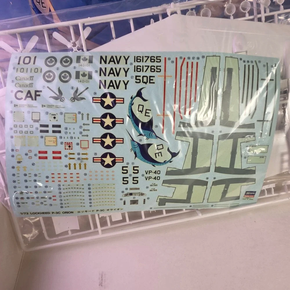 Hasegawa 1:72 Lockheed P-3C Orion Update II/III Model Kit K15 US Navy CAF